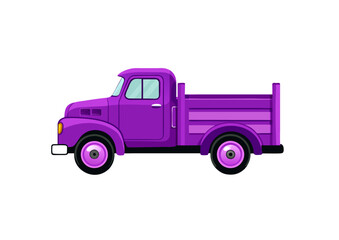 truck isolated on white