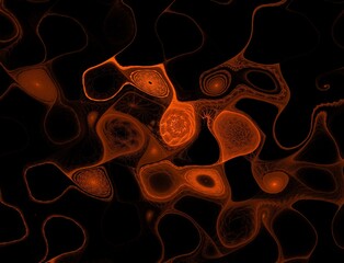 Imaginatory fractal abstract background Image