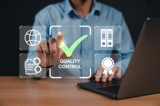 Quality control certification process management system business compliance standard audit risk on transparent background