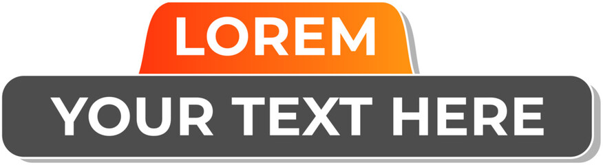 Modern Gradient Label Badge Template for UI and Marketing Design