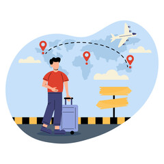 Travelling Illustration