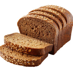 Seeded Bread Slices Dark Delicious Rye Bread Fresh Bakery Loaf Gourmet Food Still Life Healthy