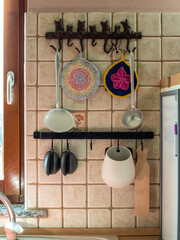 Kitchen wall with everyday