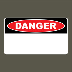 Danger sign safety icon vector design sign symbols