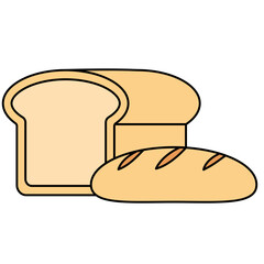 vector illustration of bread