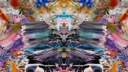 Abstract art background . Hand painting artwork on canvas .