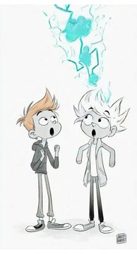 Comic funny cartoon characters busy in doing something different making children laugh but learn something. Kids reel, post idea.