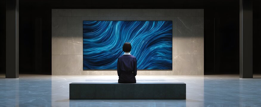 The message glowed on the large digital screen evoking awe and anticipation.