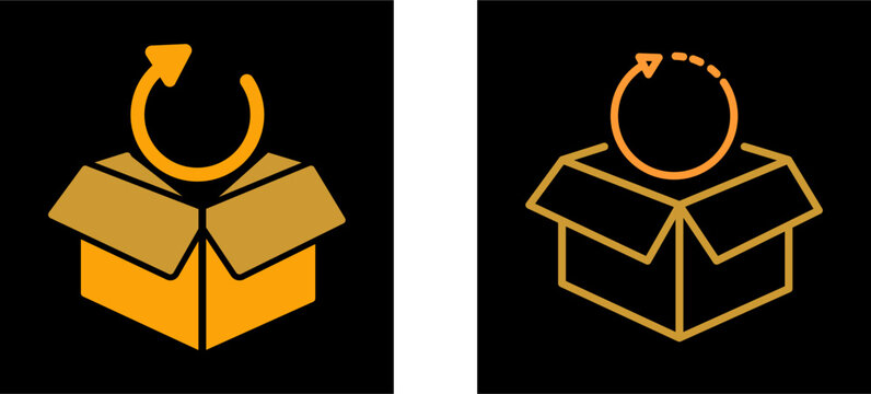 Product Return Vector Icon