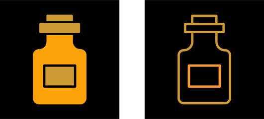 Obraz premium Whiskey Vector Icon