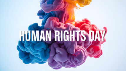 Celebrate Human Rights Day with vibrant, colorful, and inclusive expressions of freedom