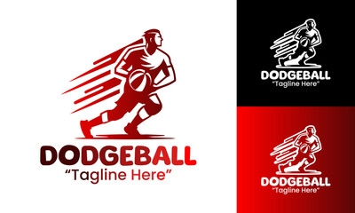Dodgeball Logo Playful and Creative Design for Youth