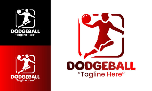 Dodgeball Logo Minimalist and Clean Emblem