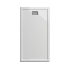 Sleek Modern Shower Base Minimalist White Acrylic Bathroom Fixture Design Contemporary Home