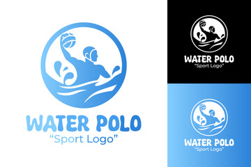 Water Polo Sport Logo Sleek and Modern Design