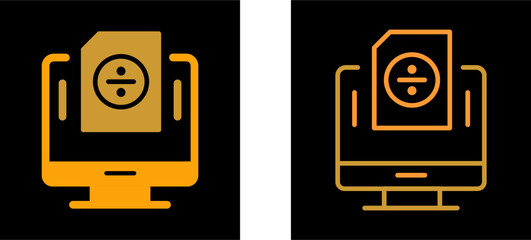 Divide Vector Icon