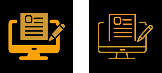 Blog Vector Icon