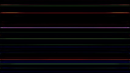 Retro TV Static Glitch Overlay. VHS Vignette Transition Effect. Animated TV Screen Noise and Glitch with Colorful Line Capture for Video Editing - Powered by Adobe