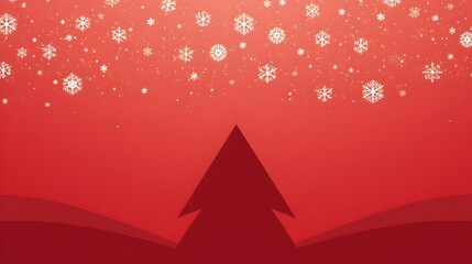 Christmas tree decorated with stars and snowflakes for a festive winter holiday celebration