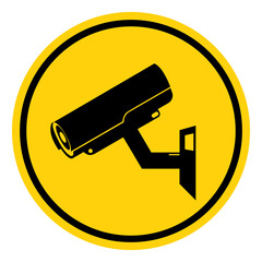 CCTV Security Camera Symbol Sign, Vector Illustration, Isolate On White Background Label. EPS10