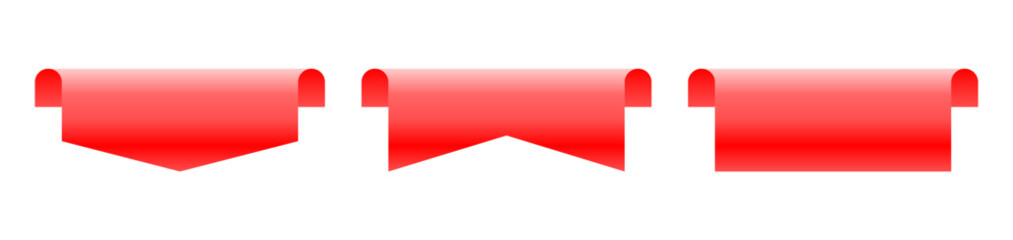 Obraz premium Ribbon Banner Templates