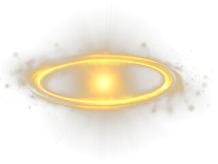 This glowing golden halo features a bright circular shape with soft edges. It creates a magical aura, perfect for enhancing designs or creating a mystical feel in artwork or projects.