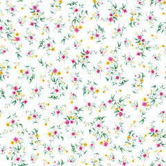 Seamless small flower pattern	
