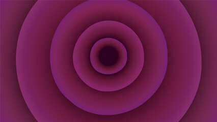 Abstract purple concentric circle background with smooth gradients, creating a modern, hypnotic, and minimalistic visual effect suitable for digital design and decorative themes.