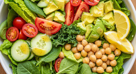 Vibrant Fresh Salad Bowl