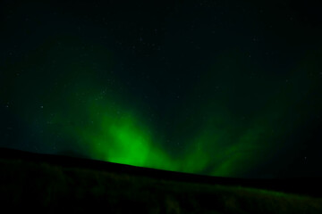 Northern Lights, Aurora borealis in the night sky - Iceland