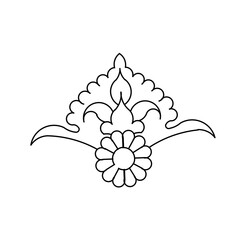 vector illustration of a flower
