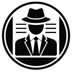 background check vector icon