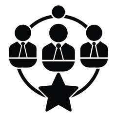 talent pool vector icon