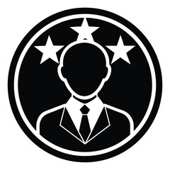 profile review vector icon