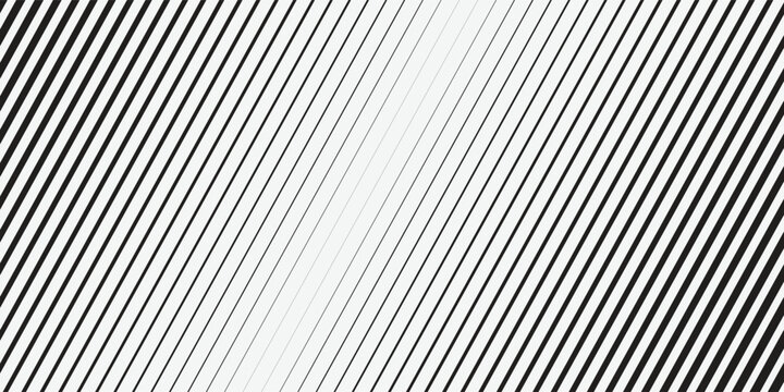 Thin slash line seamless pattern. Repeated fine diagonal lines background. Pinstripe wallpaper. vector