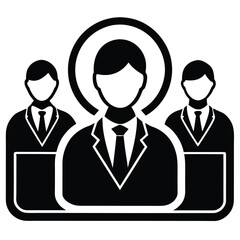 candidate shortlist vector icon