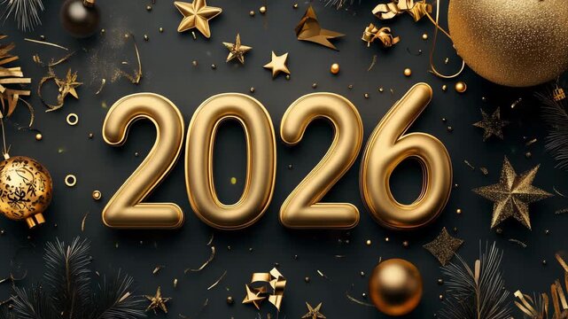 Explore various creative ideas and decorations for celebrating New Year 2026, featuring golden themes and festive elements