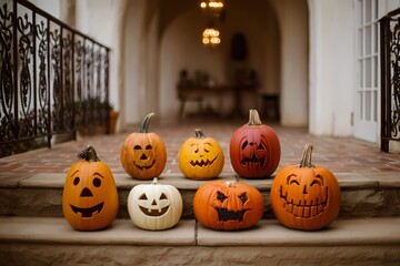 halloween pumpkin and pumpkins