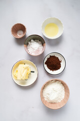 The process of making chocolate chip cookie dough