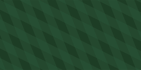 Christmas rhombus seamless pattern. Xmas plaid texture with gold line and stars. Green argyle geometric diamond abstract pattern.