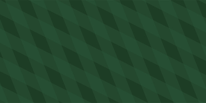 Christmas rhombus seamless pattern. Xmas plaid texture with gold line and stars. Green argyle geometric diamond abstract pattern.