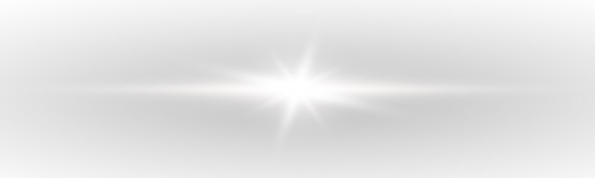 Bright white light beam crosses a dark abstract landscape. Glittering particles scatter along the glowing streaks. Futuristic digital energy effect in high intensity. PNG