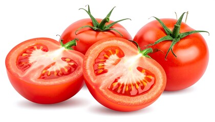 Fresh and Juicy Tomatoes - A Vibrant Culinary Delight.