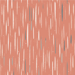Seamless pattern of bohemian style vertical brushstrokes