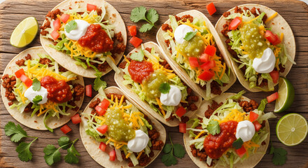 Loaded Beef Tacos with Fresh Toppings