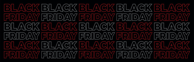 Black Friday Sale Banner Background