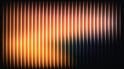 Abstract background of glowing vertical lines with color gradient