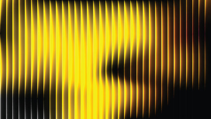 Abstract background with glowing yellow vertical lines creating a dynamic, modern, and futuristic visual effect. Ideal for technology, business, or artistic projects, banners.