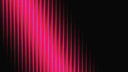 Vibrant magenta vertical light lines on modern digital background