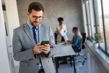 Business project team working together at meeting room at office